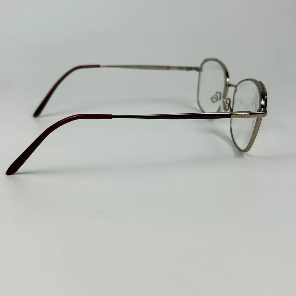 Elle EL13501 Women's Eyeglasses Frame Gold Tone Metal Full Rim 53-17-140 mm